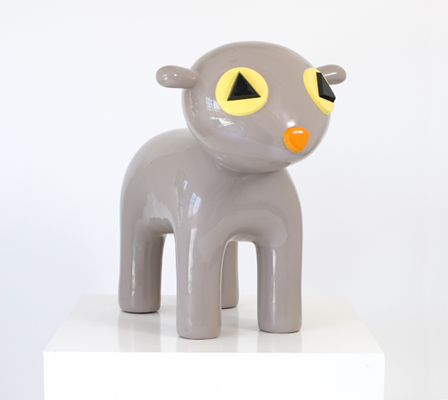 fibreglass, 105cm x 65cm x 84cm