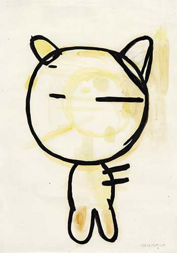 oil on paper