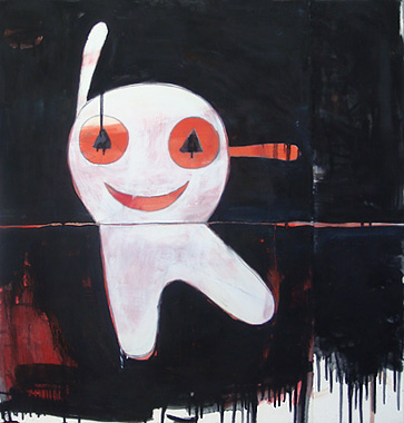 oil on paper