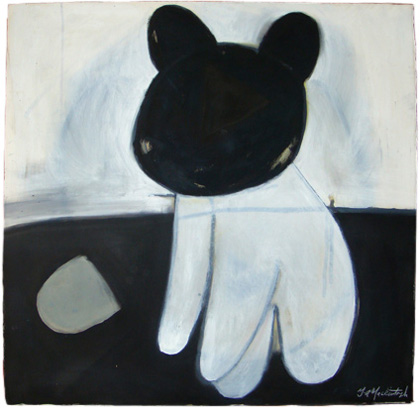 oil on paper