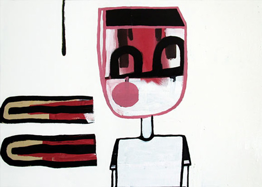 oil, acrylic & enamel on canvas